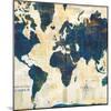 World Map Collage v2-Sue Schlabach-Mounted Art Print