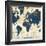 World Map Collage v2-Sue Schlabach-Framed Giclee Print