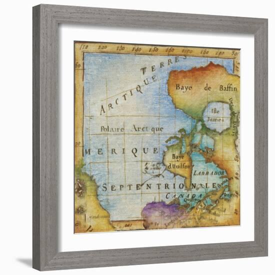 World Map I-Liz Jardine-Framed Art Print