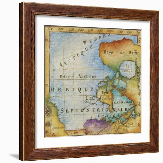 World Map I-Liz Jardine-Framed Art Print