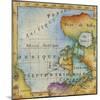 World Map I-Liz Jardine-Mounted Art Print