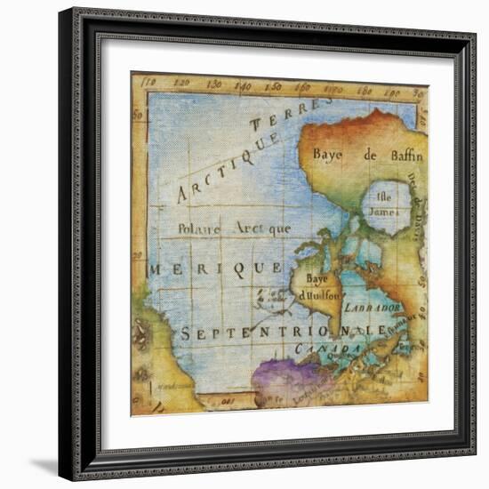 World Map I-Liz Jardine-Framed Art Print