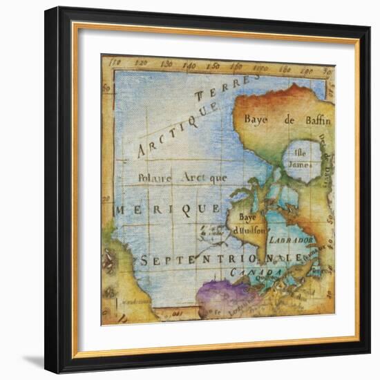 World Map I-Liz Jardine-Framed Art Print