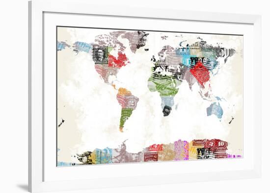 World Map II--Framed Art Print