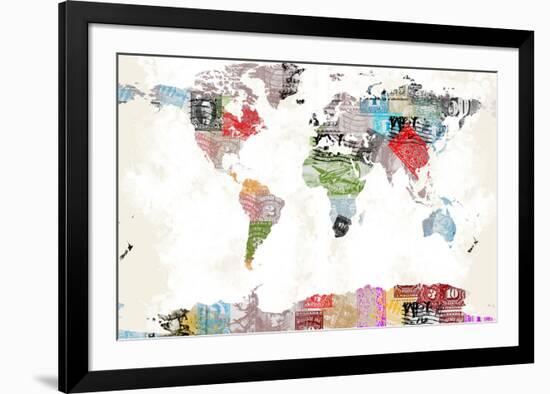 World Map II--Framed Art Print