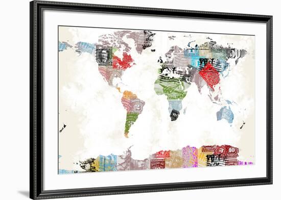 World Map II--Framed Art Print