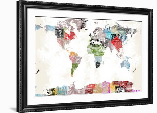 World Map II-null-Framed Art Print