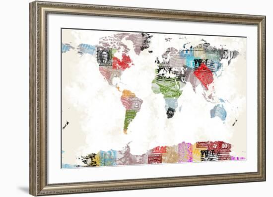 World Map II-null-Framed Art Print