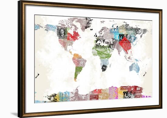 World Map II-null-Framed Art Print