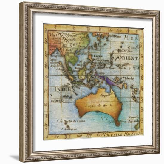 World Map II-Liz Jardine-Framed Art Print