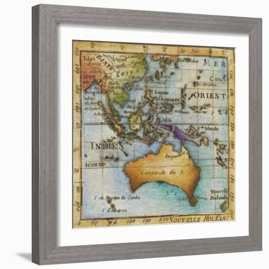 World Map II-Liz Jardine-Framed Art Print