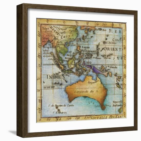 World Map II-Liz Jardine-Framed Art Print