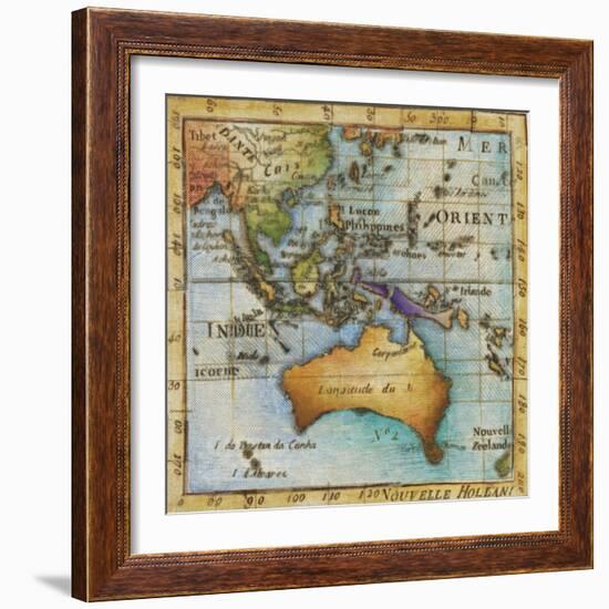 World Map II-Liz Jardine-Framed Art Print