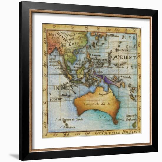 World Map II-Liz Jardine-Framed Art Print