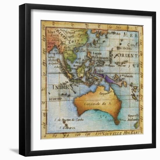 World Map II-Liz Jardine-Framed Art Print