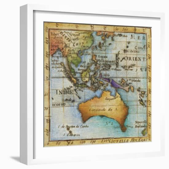 World Map II-Liz Jardine-Framed Art Print