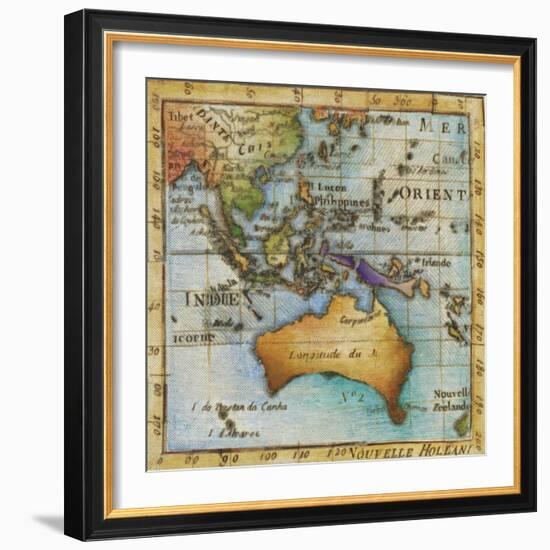 World Map II-Liz Jardine-Framed Art Print