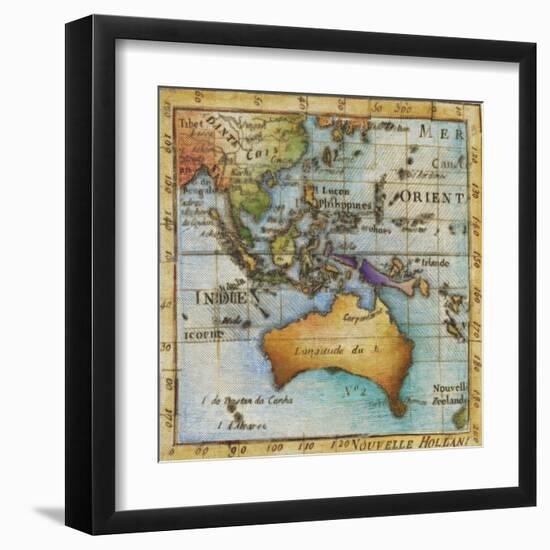 World Map II-Liz Jardine-Framed Art Print