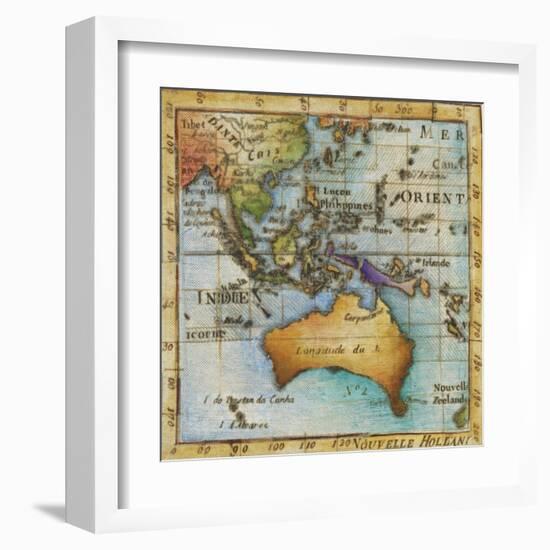 World Map II-Liz Jardine-Framed Art Print