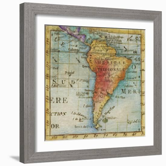 World Map III-Liz Jardine-Framed Art Print