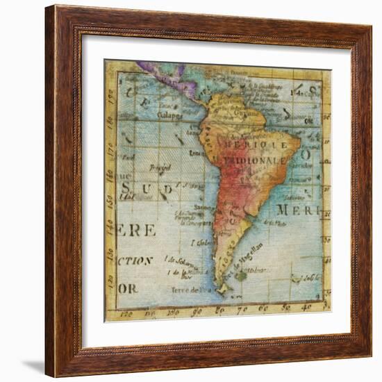World Map III-Liz Jardine-Framed Art Print