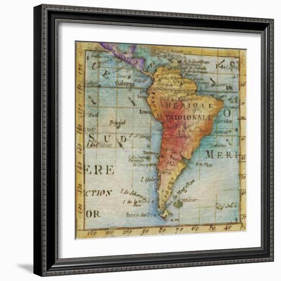 World Map III-Liz Jardine-Framed Art Print