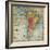 World Map III-Liz Jardine-Framed Art Print