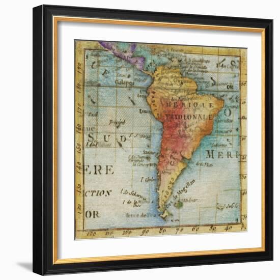 World Map III-Liz Jardine-Framed Art Print