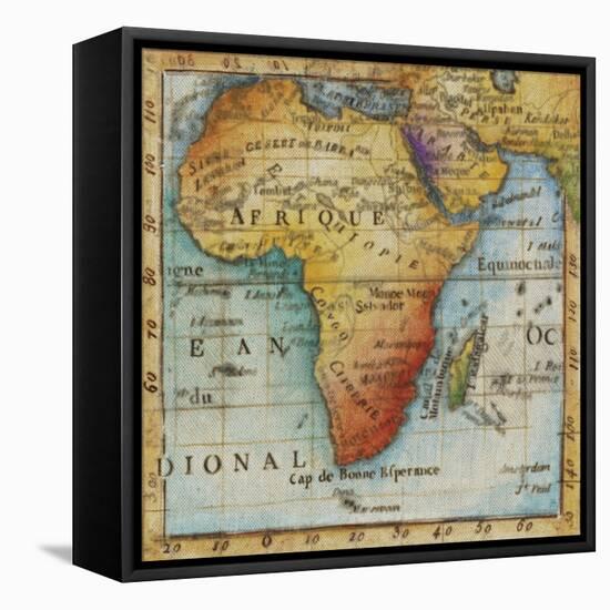 World Map IV-Liz Jardine-Framed Stretched Canvas