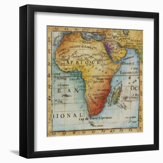 World Map IV-Liz Jardine-Framed Art Print