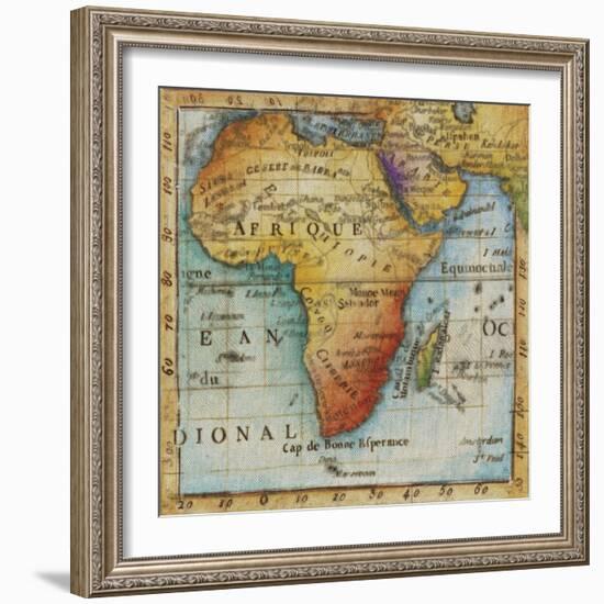 World Map IV-Liz Jardine-Framed Art Print