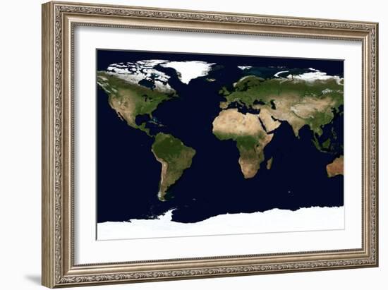 World Map, June 2004-null-Framed Photographic Print