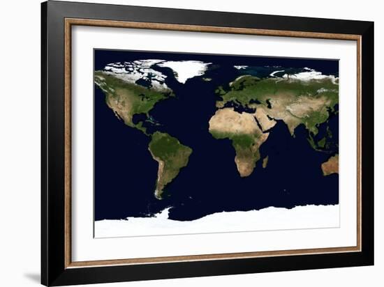 World Map, June 2004-null-Framed Photographic Print