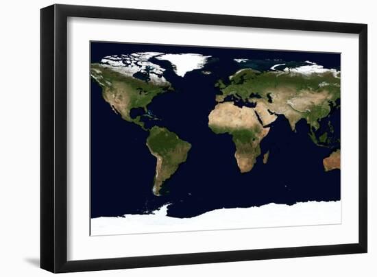 World Map, June 2004-null-Framed Photographic Print