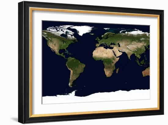 World Map, June 2004-null-Framed Photographic Print