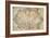 World Map, Manuscript, Created in Genova, 1457-null-Framed Giclee Print