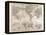 World Map of Ocean Currents and Express Routes, 1872-null-Framed Premier Image Canvas