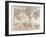 World Map of Ocean Currents and Express Routes, 1872-null-Framed Giclee Print