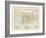 World Map on Sir J. Herschel's Projection 1881-The Vintage Collection-Framed Giclee Print