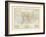 World Map on Sir J. Herschel's Projection 1881-The Vintage Collection-Framed Giclee Print