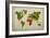 World Map Watercolor (Warm)-null-Framed Art Print