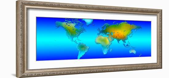 World Map-null-Framed Photographic Print