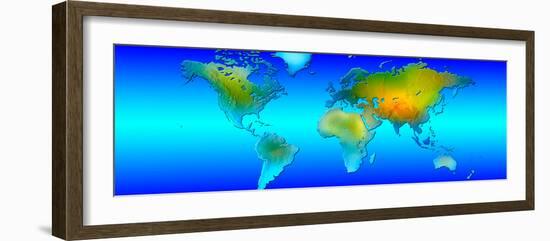 World Map-null-Framed Photographic Print