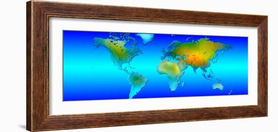 World Map-null-Framed Photographic Print