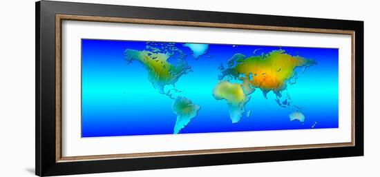 World Map-null-Framed Photographic Print