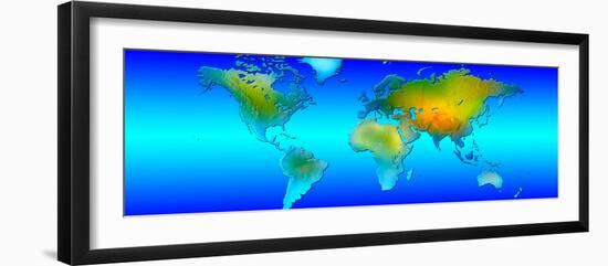 World Map-null-Framed Photographic Print