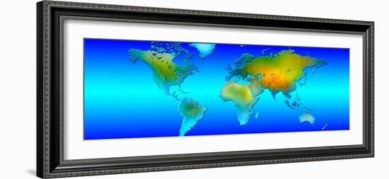 World Map-null-Framed Photographic Print