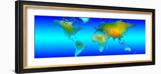 World Map-null-Framed Photographic Print