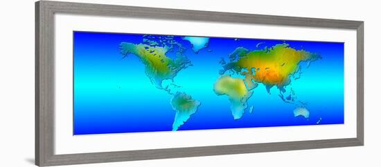 World Map-null-Framed Photographic Print