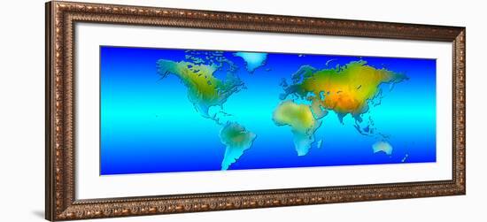 World Map-null-Framed Photographic Print